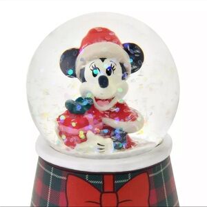 Minnie Snow Globe Mini DISNEY CHRISTMAS 2022 Santa Claus Snow dome from Japan